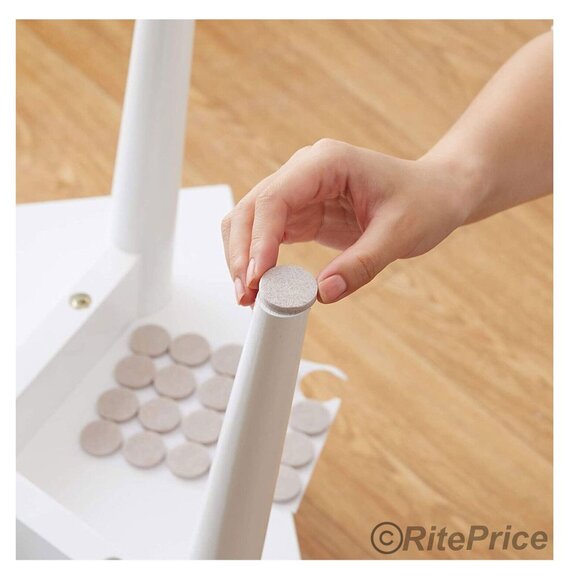 112 PCS (2 Pack) Felt Furniture Pads Chair Leg Protectors Hardwood Wooden Floors - Picture 11 of 15